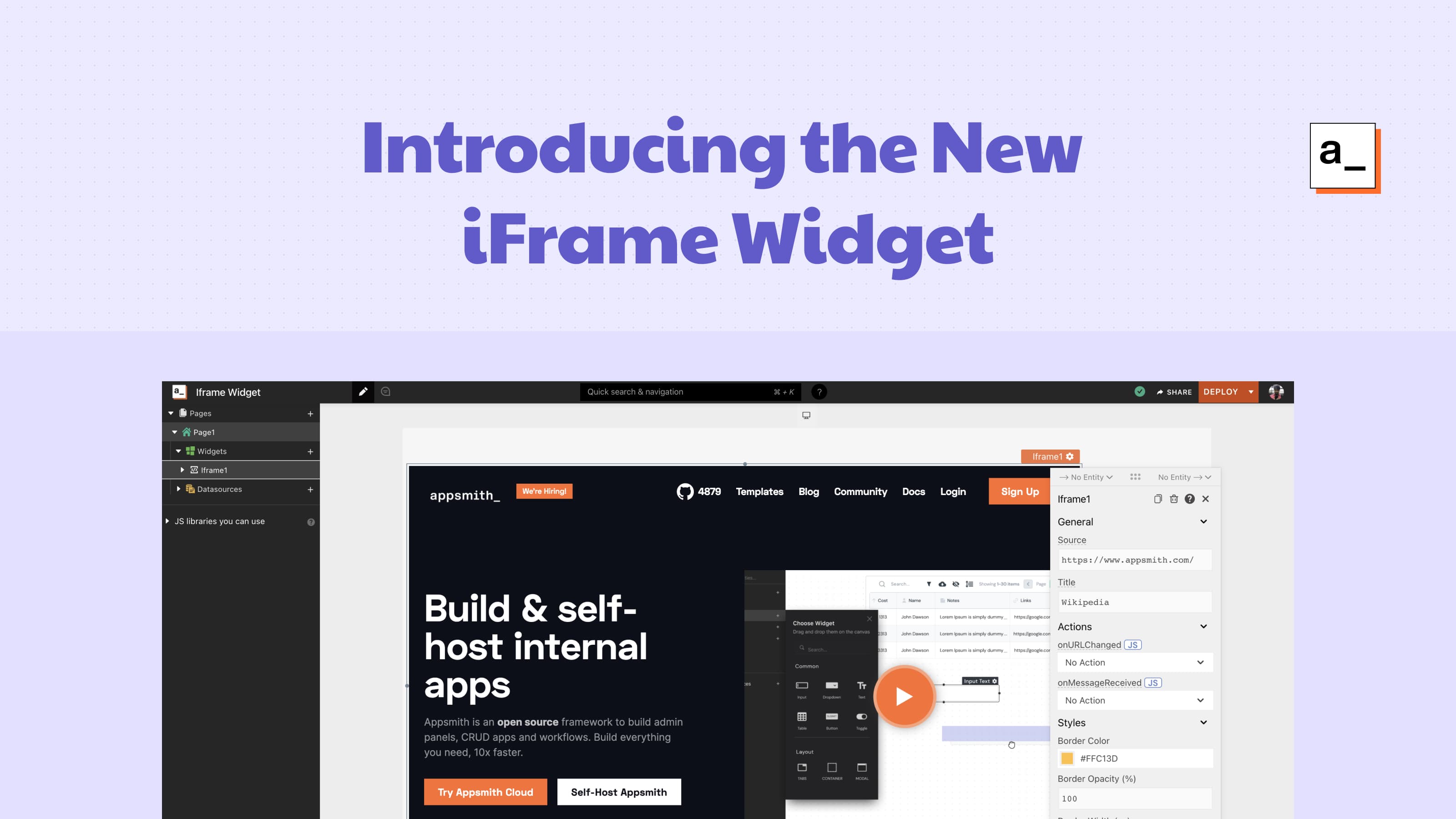 Embed Anything! Introducing the New iFrame Widget