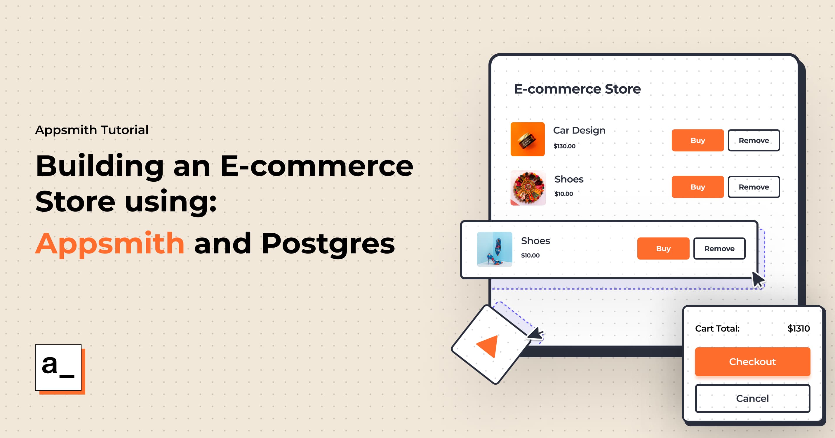 Building an E-commerce Store using Appsmith and Postgres