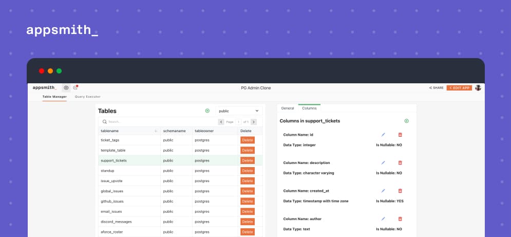 It Took Us Less Than 1 Hour to Build a PgAdmin Clone with Low Code: Here’s How We Did It?